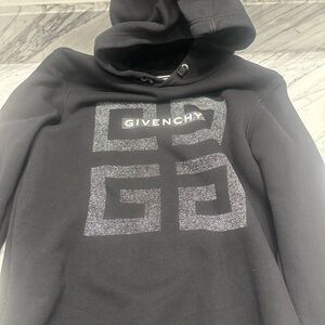 Givenchy Black and Gray boys hoodie sz 12